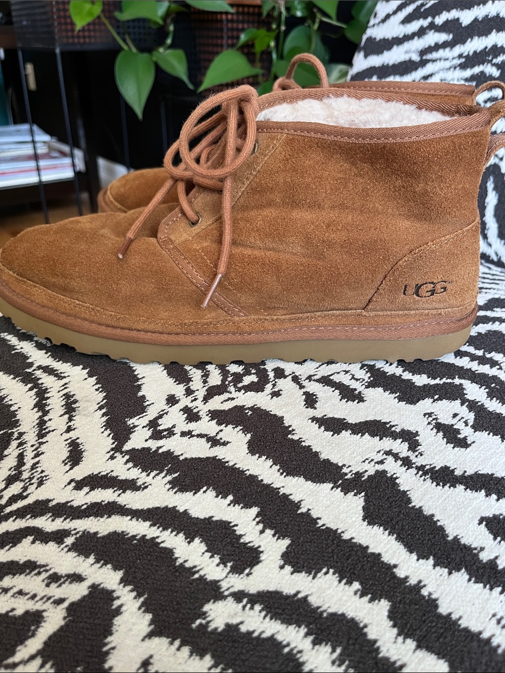 UGG NEUMEL Suede Lace-Up Boot 12